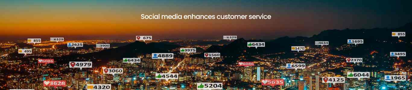 Social media enhances customer service